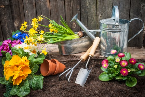 Illustration of an accessibility request process for gardeners in Bexleyheath