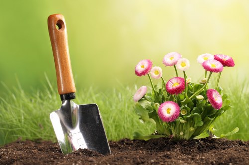 Bexleyheath gardening team assessing site risks before starting work